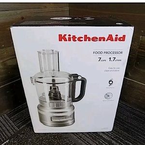 KitchenAid 7 Cup Contour Silver Food Processor KFP0718CU